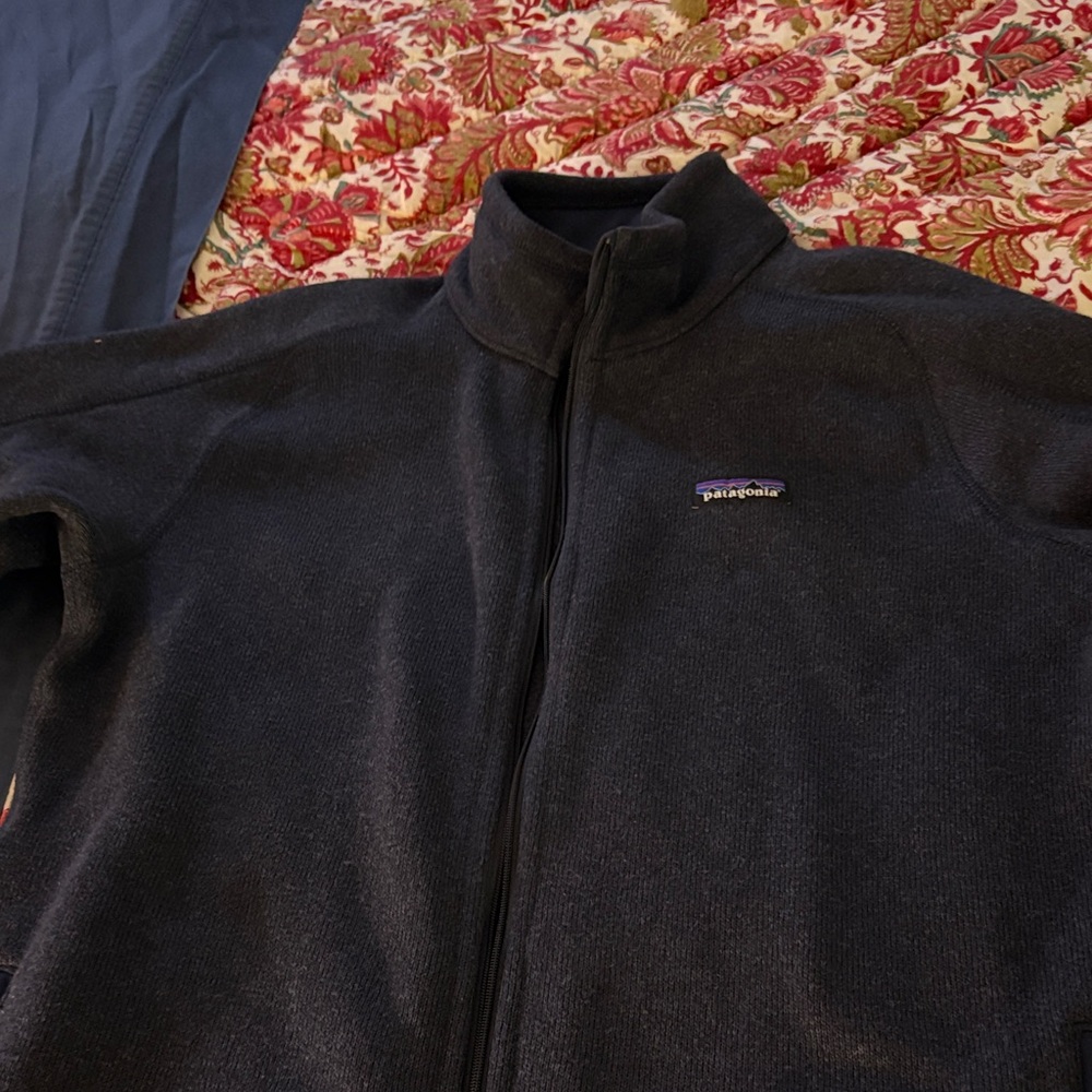 Patagonia Black Full-Zip Fleece Jacket